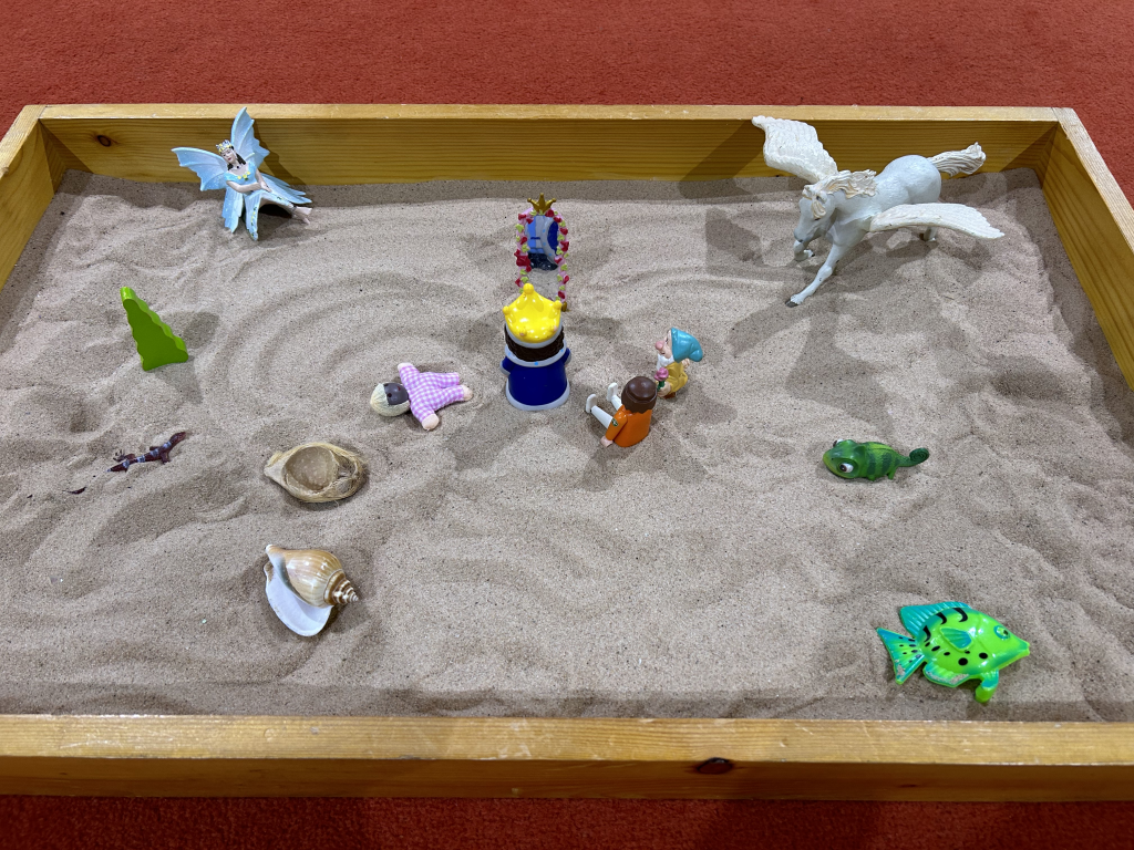 Visual Art Therapy - Sand play